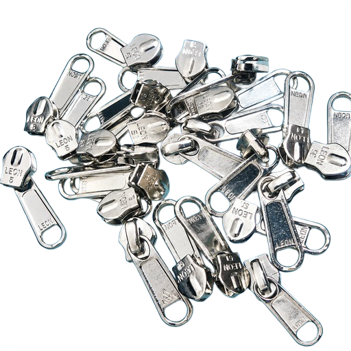 No. 5 Zipper Slider Runner – Silver Finish for Bags, Handbags & Purses